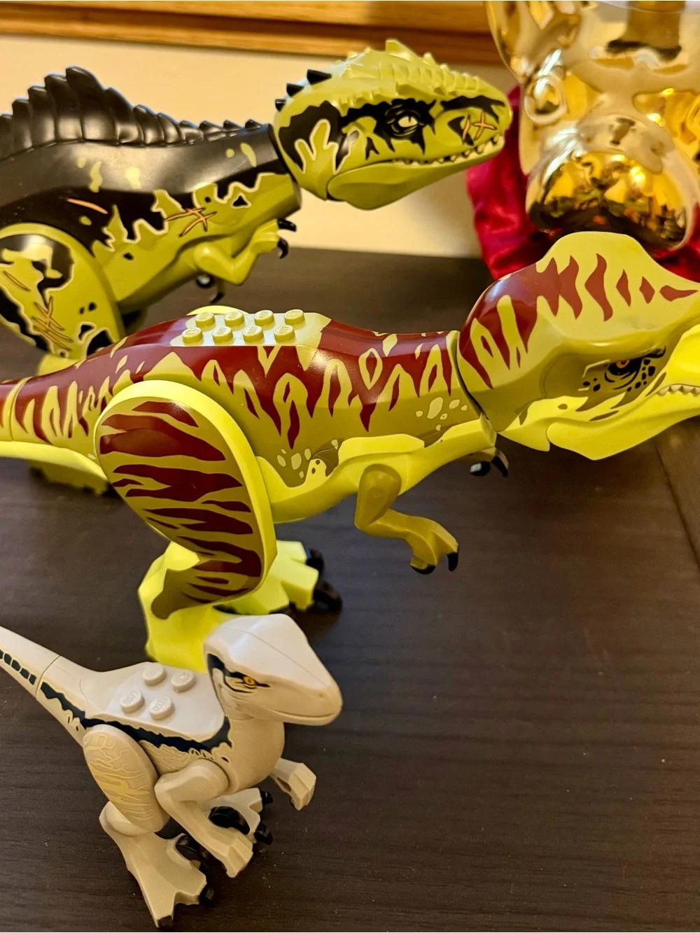 LEGO Jurassic World Dinosaur Bundle T-Rex Spinosaurus Velociraptor 3 Figures